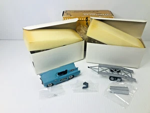 MODELOS BROOKLIN F-S 01 VELOCIDADES SEMANAS 1957 THUNDERBIRD CON REMOLQUE NUEVO EN CAJA TODOS LOS ACCESORIOS - Imagen 1 de 18