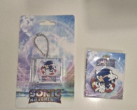 Limited Run Games Dreamcast Sonic Adventure Keychain And Pin