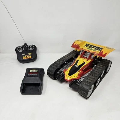 Vintage TYCO R/C Nitro Dozer TMH Flexpak Tractor Race Car TESTED WOKS 27 MHz - Image 1 of 4