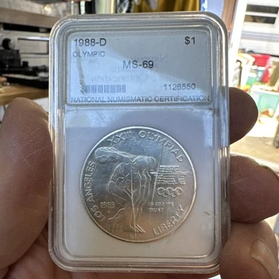 1988D Olympic coin MS 69 - Image 1 of 4