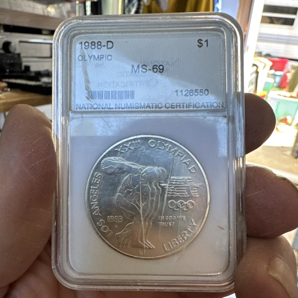 1988D Olympic coin MS 69 - Image 1 of 4