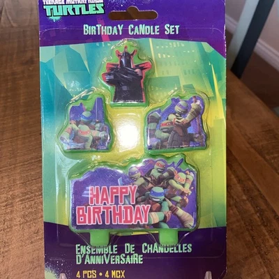Свечи на день рождения Ninja Turtle новые из старых запасов 2013 - Изображение 1 из 4