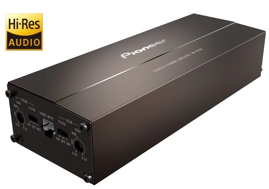 Pioneer GM-DX104 Kompakter 4-Kanal Class-D Auto Verstärker 400 Watt Endstufe  - Bild 1 von 3