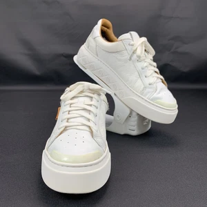 Tory Burch Ladybug Damen Sneaker Größe 9 M Weiß Leder Lowtop - Bild 1 von 18