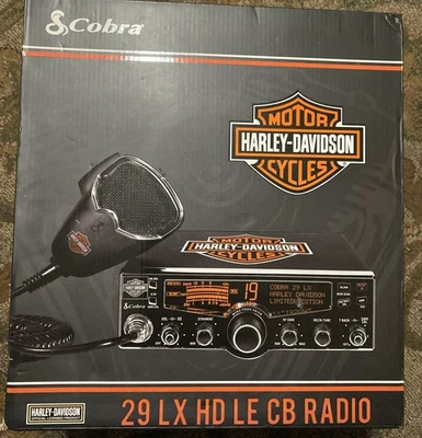 HARLEY DAVIDSON COBRA 29 LX HD LE CB RADIO 4-COLOR LCD DISPLAY NEW - Image 1 of 2