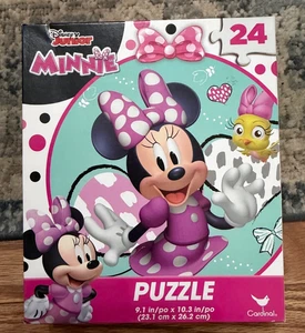 CARDINAL Disney Junior Minnie 24-Pieces Jigsaw Puzzle - NEW - Picture 1 of 2