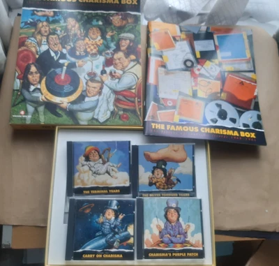 THE FAMOUS CHARISMA BOX - Charisma Records 1968/ 85 4 CD DELUXE BOX SET Genesis - Image 1 of 4