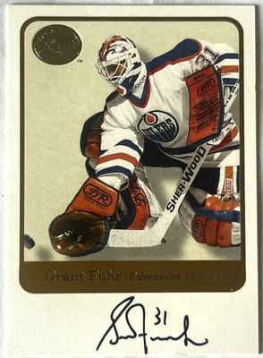 Fleer/Skybox International Greats of the Game 2001 autógrafo firmado Grant Fuhr Foto 1 de 2