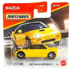 1992 Mazda Autozam AZ-1 Yellow Matchbox 2025 79/125 1:64 Short Card - Picture 1 of 1