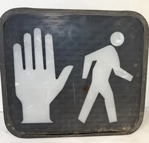 LED WALK / DON’T WALK HAND SIGN Street Pedestrian Crossing  - Picture 1 of 4