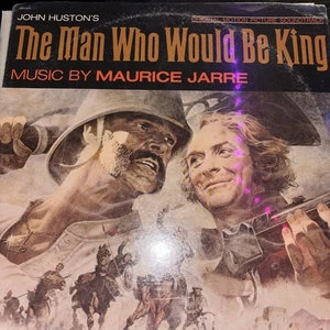 John Huston Movie LP THE MAN WHO WOULD BE KING Maurice Jarre India New 12” Vinyl - Picture 1 of 3