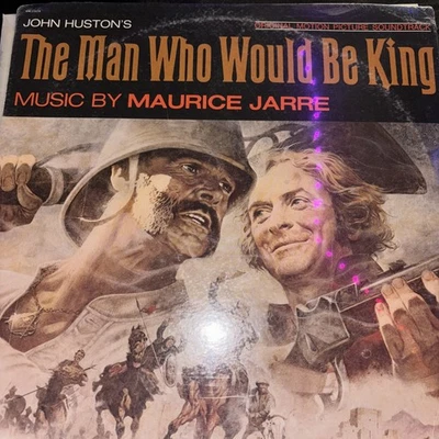 John Huston Movie LP THE MAN WHO WOULD BE KING Maurice Jarre India New 12” Vinyl - Image 1 of 3
