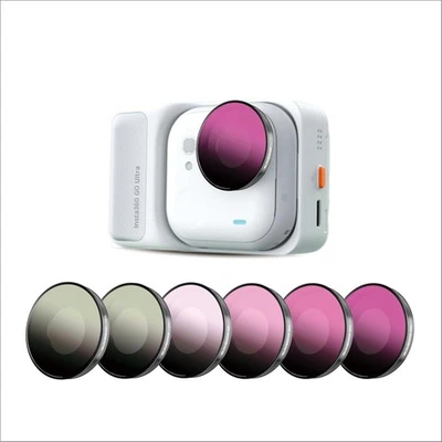 BLAUOCHI ND Filter Set for Insta360 Go Ultra – 6 Pack UV CPL ND8 ND16 ND32 ND64 - Image 1 of 4