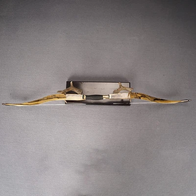 54 inch Crimea Tatar Bow Black And White Ebony Recurve Bow Archery Horse Bow - Image 1 of 4