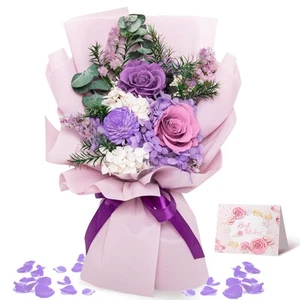 Preserved Roses Bouquets, Forever Flowers,Birthday Gifts for Women Mom Girlfr... - Picture 1 of 7