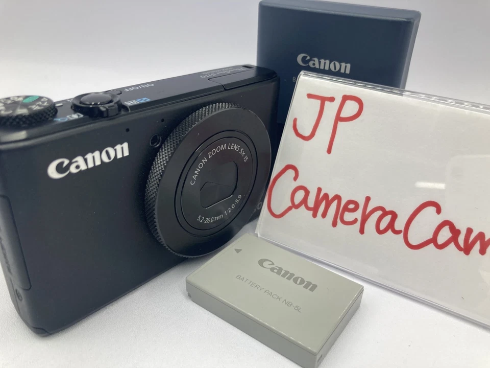 Excellent Canon PowerShot S110 Digital Compact Camera black JAPAN 2093 - Image 1 of 4