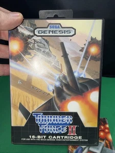 Thunder Force II de colección 1989 para Sega Genesis con estuche y manual - Imagen 1 de 7