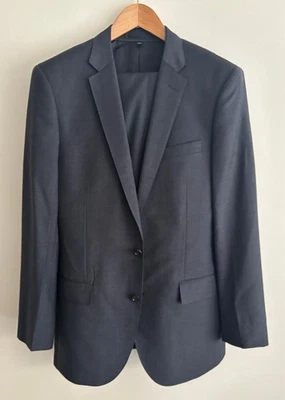 $1200 J.CREW Classic Ludlow Navy Wool Suit 38-40 Long, Pants 34x32 - Image 1 of 4