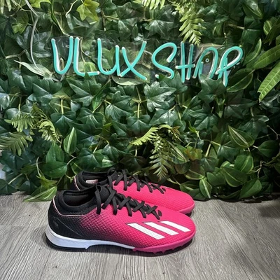 Adidas X Speedportal.3 GZ2465 5.5 / 7 Women Pink Black Turf Soccer Boots GBNC605 - Image 1 of 4