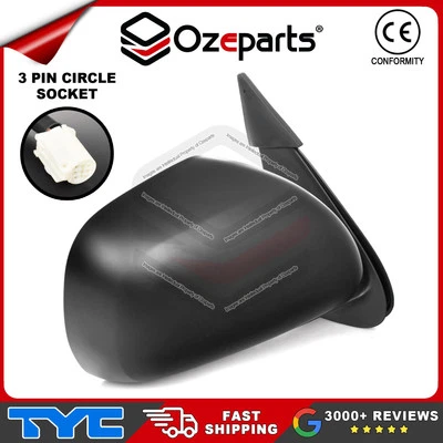 TYC RH Right Electric Door Mirror (Round socket) For Toyota Hiace 2005-2013 - Image 1 of 4