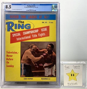 The Ring Magazine #v54 #5 Muhammad Ali Boxing Cover 1975 CGC Pop 1, w/ 1 higher - Picture 1 of 3