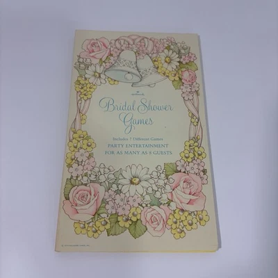 VINTAGE Sello Juegos de Ducha Nupcial Fiesta Entretenimiento Leer Descripción Foto 1 de 4