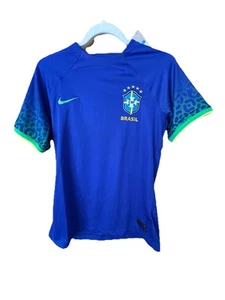 BRAZIL Nike Women’s Stadium Away Football Shirt 2022-2023 Women’s M Jersey NWT - Picture 1 of 5