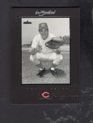 2004 Fleer InScribed #76 Johnny Bench RET 27/1000 - Image 1 of 2