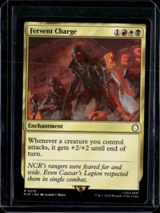 Fervent Charge - 215 - PIP - NM - MTG Magic the Gathering - Picture 1 of 1