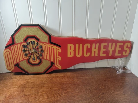 Ohio State Wooden Wall Clock Cover