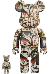 Medicom toy Japan Phil Frost 100％&400 set Bearbrick Limited Edition Rare Figure - Picture 1 of 6