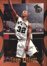 1994-95 Embossed San Antonio Spurs Basketball Card #86 Sean Elliott