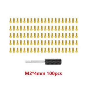 100pcs M2 M3 Steel Scale Beadlock 1.9 2.2 Wheel Rims Screws for 1/10 RC Crawler - Picture 1 of 15