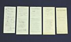 5 Documents for New Hampshire G.A.R. Post ADJUTANT'S REPORTS 1880-1896