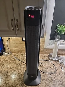 WarmWave Deluxe Digital 30" Ceramic Oscillating Tower Heater  - Picture 1 of 13