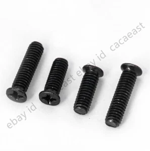 M3.5-M6 Black Phillips Cross Recessed Countersunk Head Flat Head Machine Screw - Picture 1 of 12