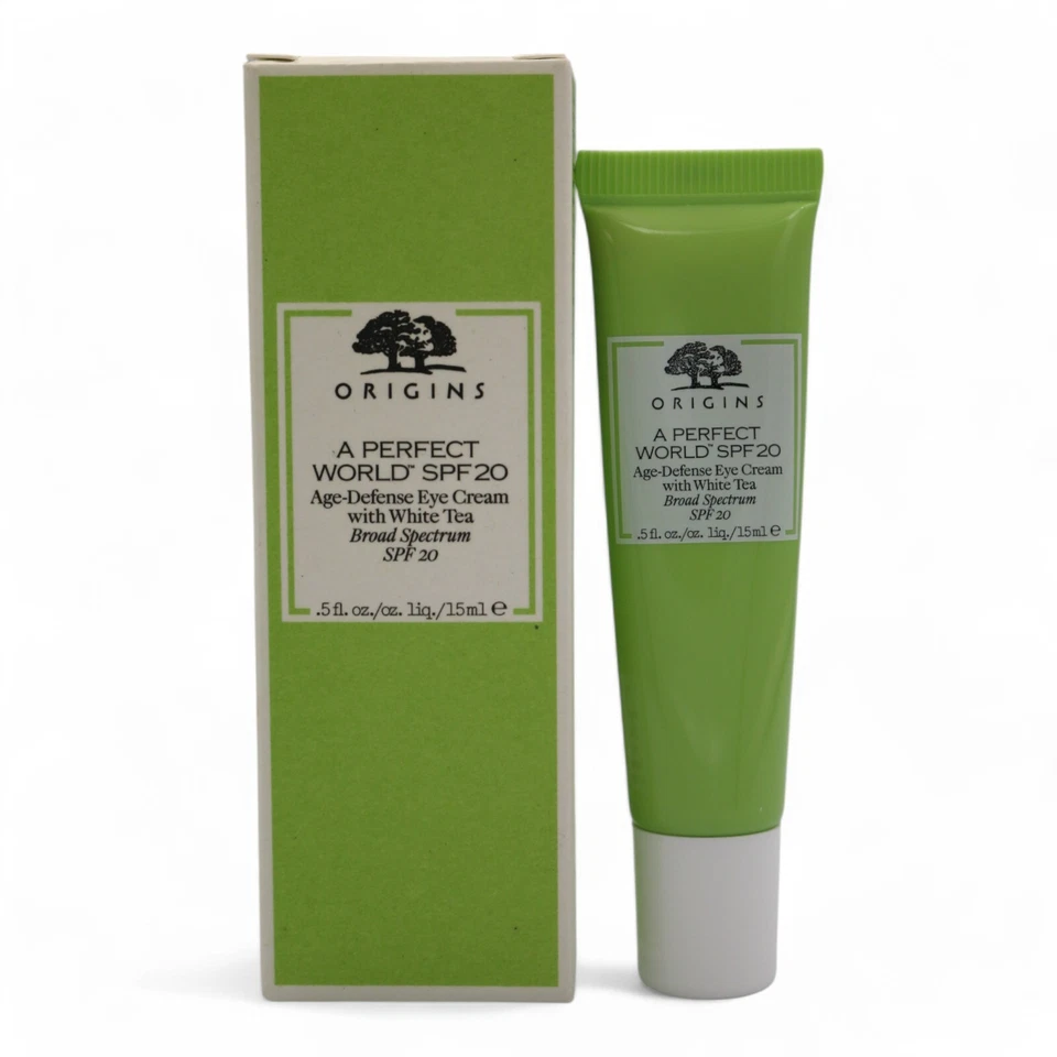 Crema de ojos Origins A Perfect World Age-Defense con té blanco 0,5 oz Foto 1 de 1