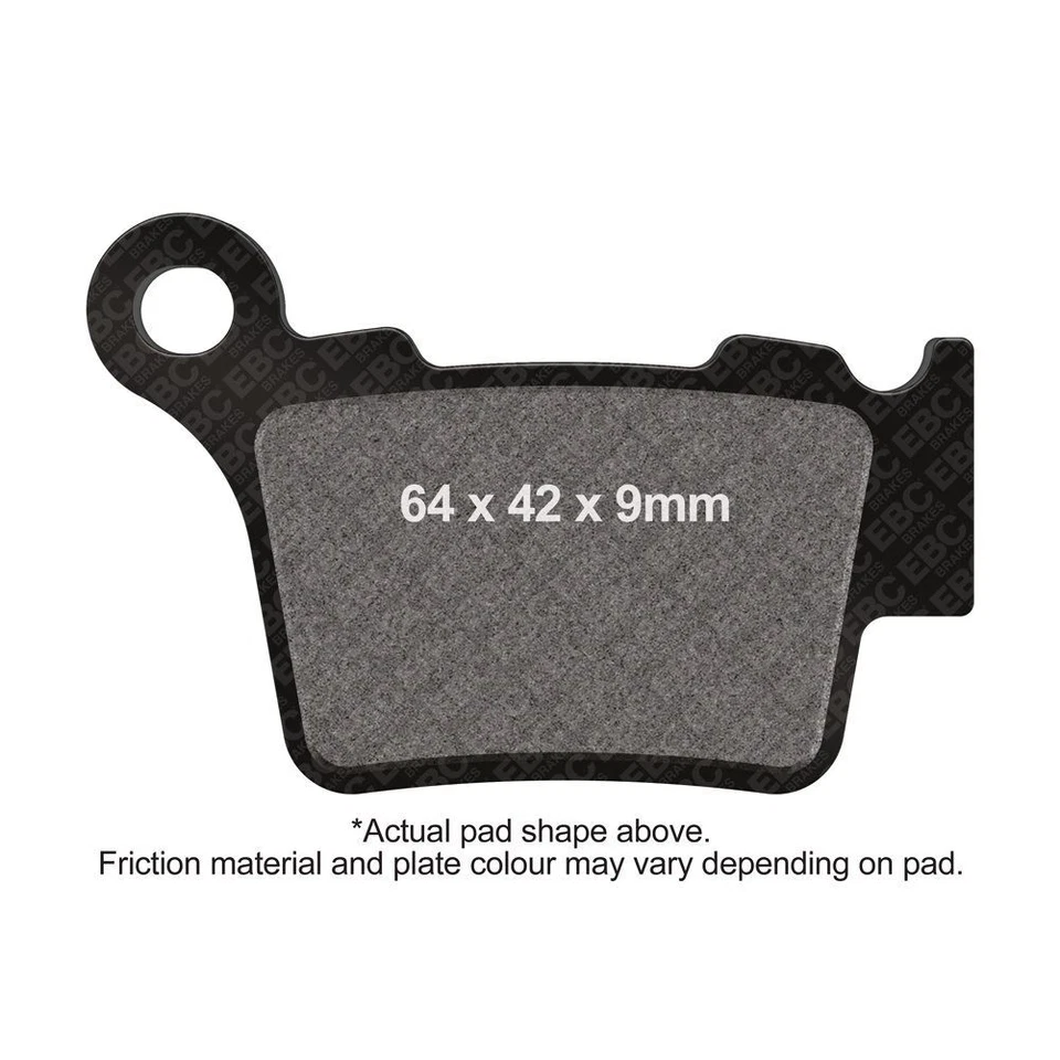 EBC Motorcycle TT Brake Pads Rear Right Husaberg TE 250 2011 - 2014 - Image 1 of 1