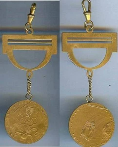 Medaille - ALPE d'HUEZ Olympiastadt 1968 Bob - Bild 1 von 1