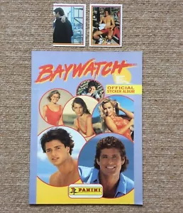 Baywatch Sticker Album. Sparsely Filled, Approx 49/160 (31%). Panini, (1993) - Picture 1 of 11