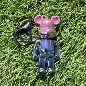 Bearbrick Pink/Blue Reflective Keychain - Picture 1 of 4
