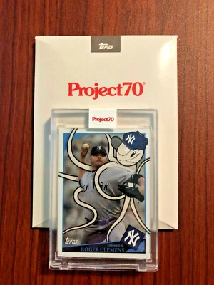 2021 Topps Project 70 Roger Clemens by GREG CRAOLA SIMKINS #36 PR 2255 IN HAND - Image 1 of 3