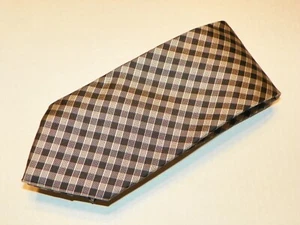 BLACK & BROWN [ 1826 ][ MULTI-COLOR ] men's tie 100% Silk Made in China - Picture 1 of 3