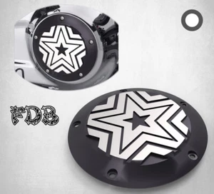 Fit H-D 2006-18 SOFTAIL Moving Star Contrast Cut Derby Cover - Picture 1 of 8