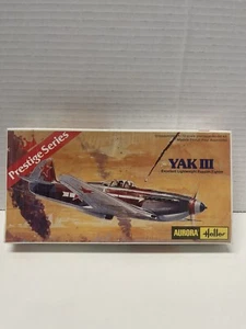 Aurora Heller, YAK III (Yakovlev 3) Russian Fighter, 1/72 Scale, Model Kit #6610 - Picture 1 of 5