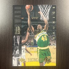1993-94 UPPER DECK SE ELECTRIC COURT GOLD SHAWN KEMP #99 SEATTLE  