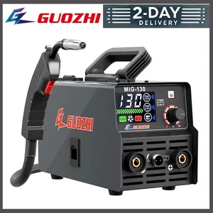 GZ GUOZHI 130A Portable MIG Welder,110V 2 in 1 Gasless Flux Core MIG/Stick - Picture 1 of 10