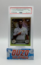 Aurelien Tchouameni 2022/23 TOPPS UEFA Summer Signatures Gold 1/1 PSA9