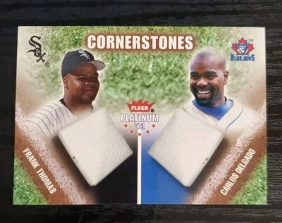 Fleer Platinum Hobby Cornerstones 2002 Frank Thomas Carlos Delgado/2000 Foto 1 de 2