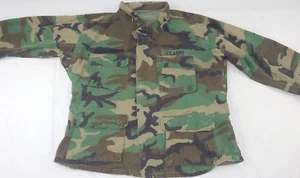 U.S. Army Med-Reg Hot Weather Woodland Camo Combat Coat   Holes #H1358 - Picture 1 of 10